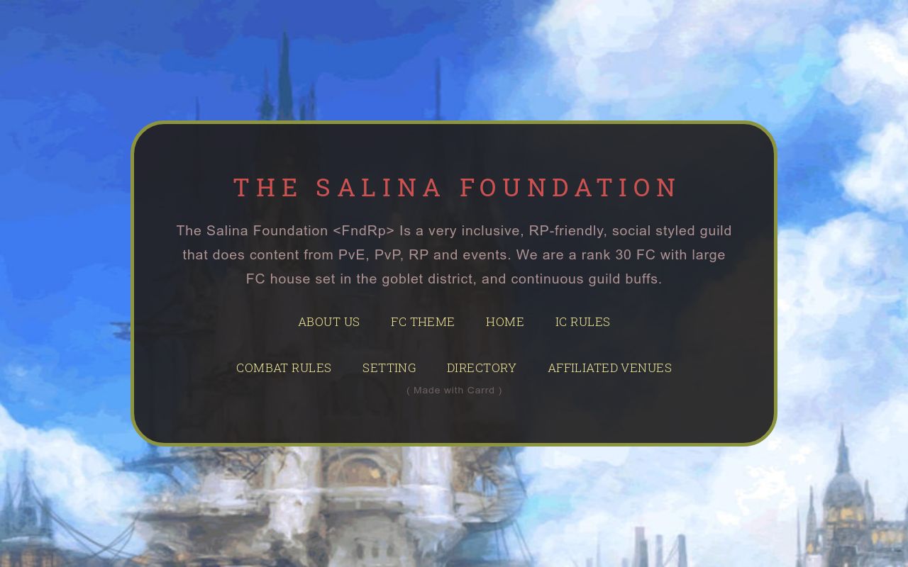 Carrd profile picture for @salina